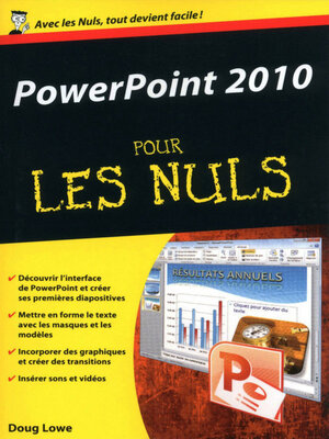 cover image of PowerPoint 2010 Pour les Nuls